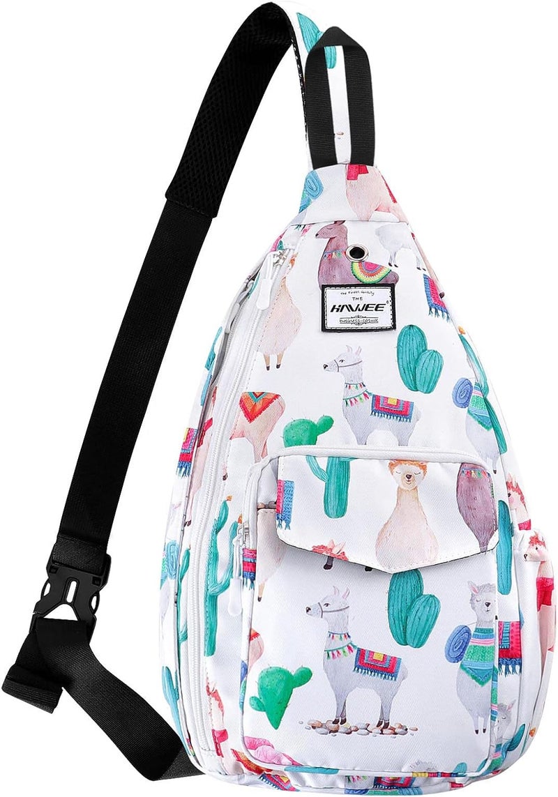 HAWEE Backpack Sling for Women Anti-Water Crossbody Bag Inclined Adjustable Pack | Casual, Adjustable Strap, Water Repellent, for Travel/Sport - Image 1